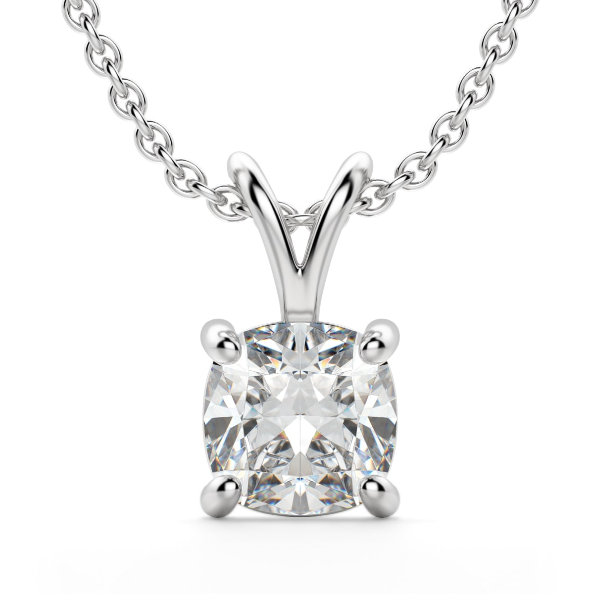 Basket Set Cushion Cut Pendant