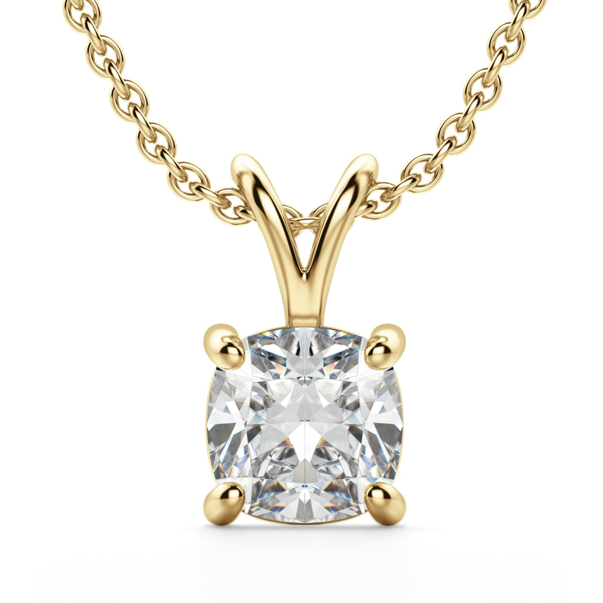 Basket Set Cushion Cut Pendant