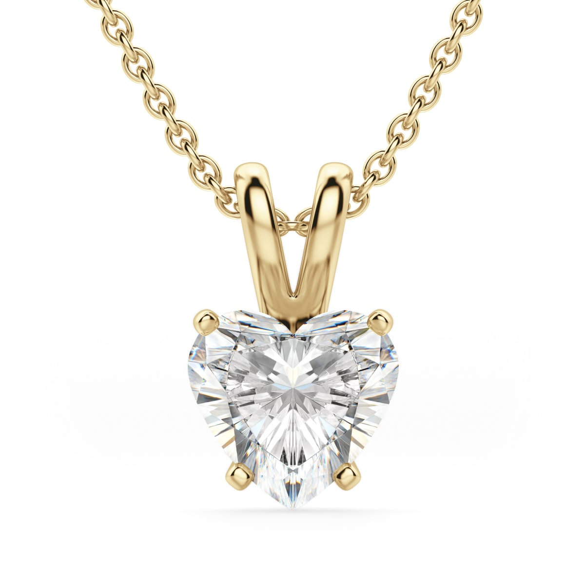 Basket Set Heart Cut Pendant