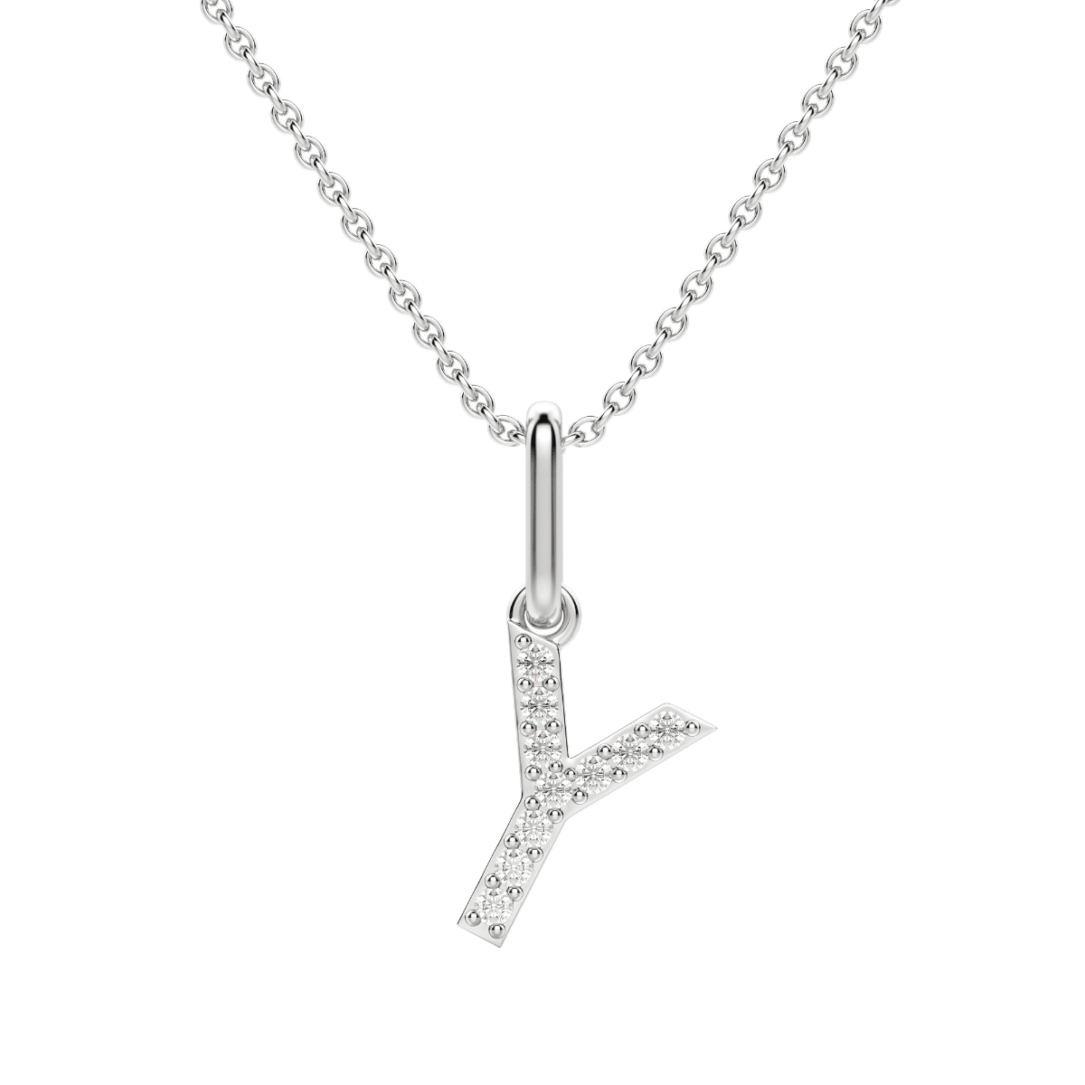 "Y" Initial Pendant