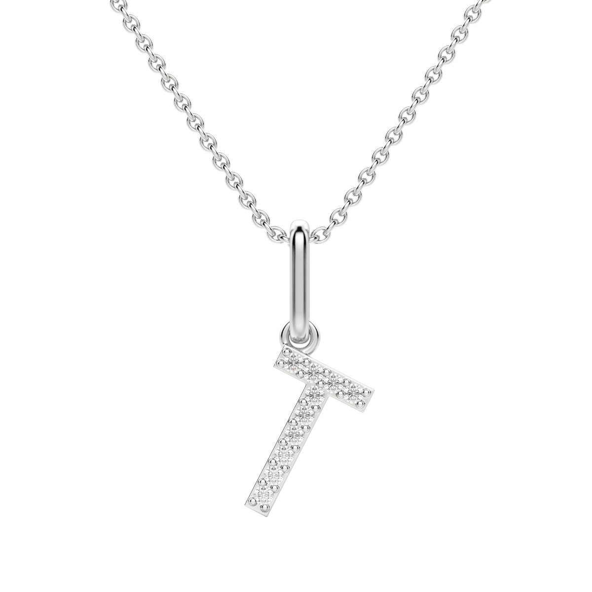 "T" Initial Pendant