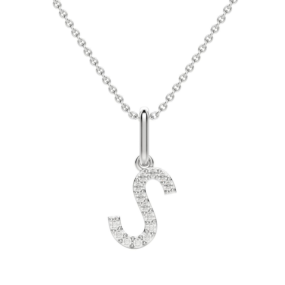 "S" Initial Pendant