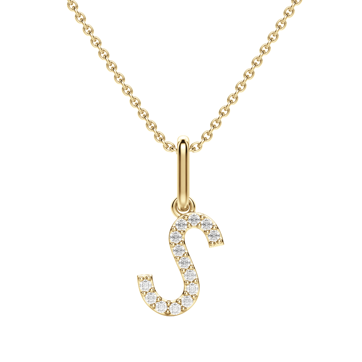 "S" Initial Pendant