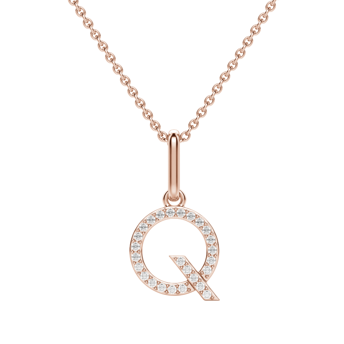 "Q" Initial Pendant