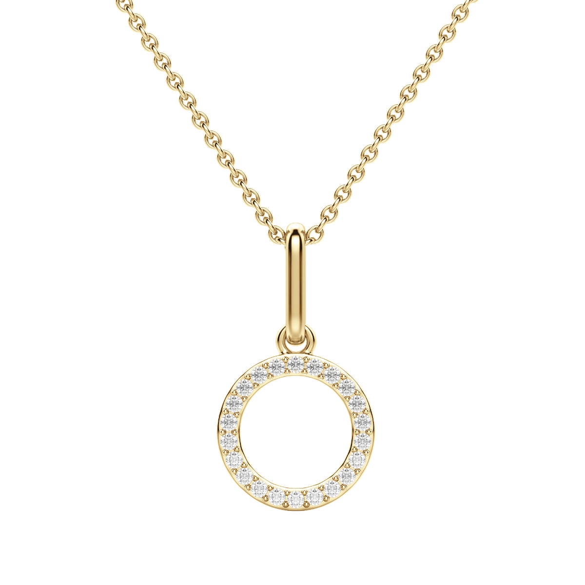 "O" Initial Pendant