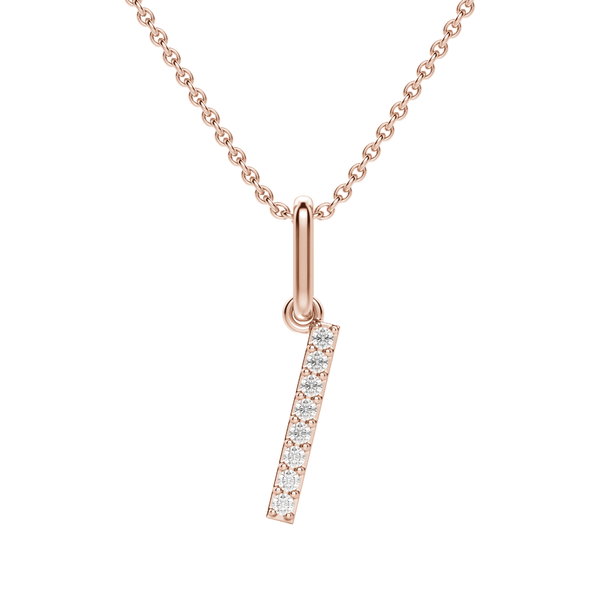 "I" Initial Pendant