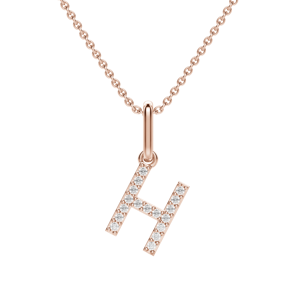 "H" Initial Pendant