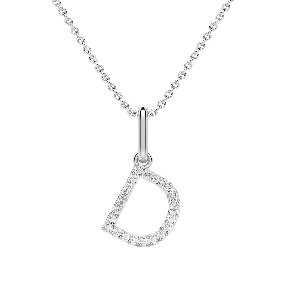 "D" Initial Pendant