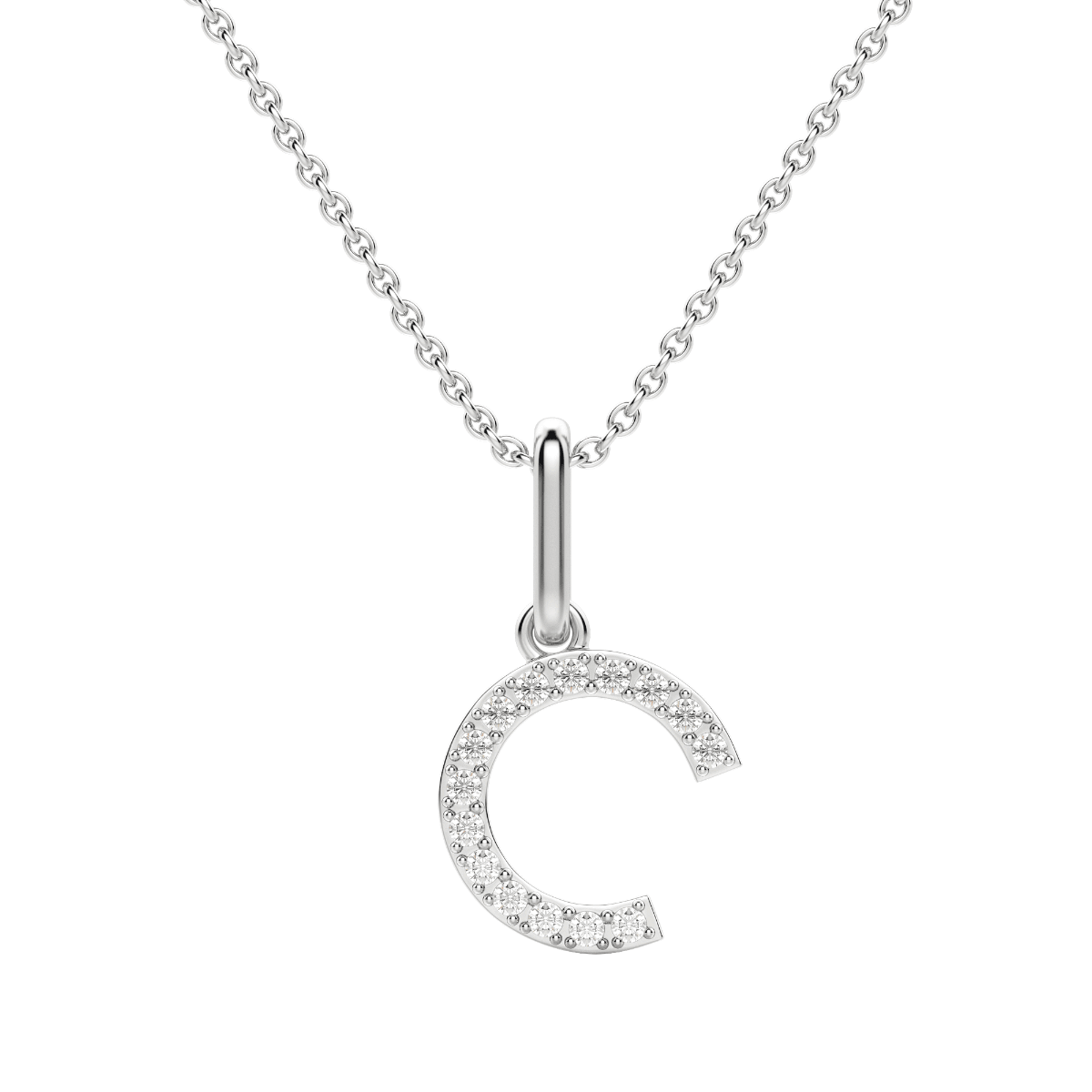 "C" Initial Pendant