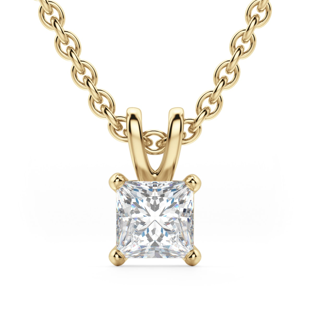 Basket Set Princess Cut Pendant