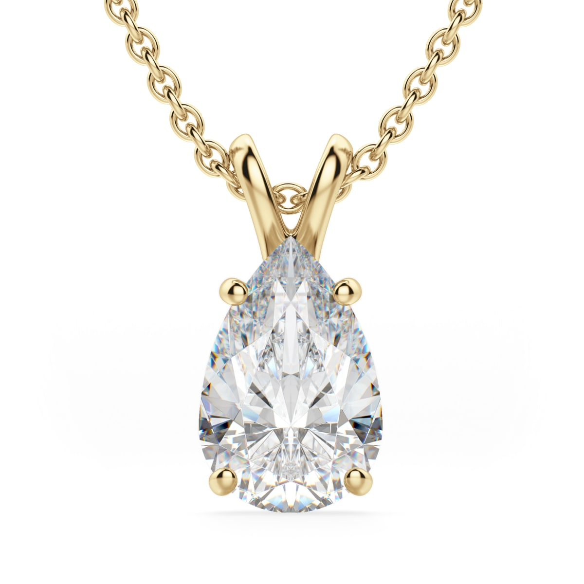 Basket Set Pear Cut Pendant