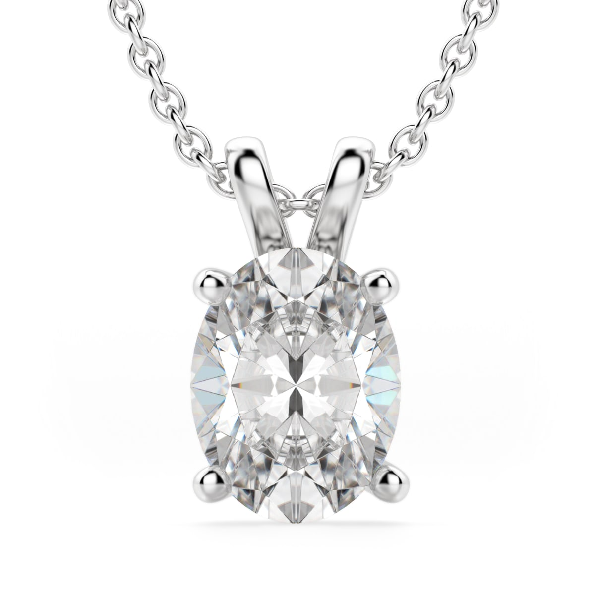 Basket Set Oval Cut Pendant