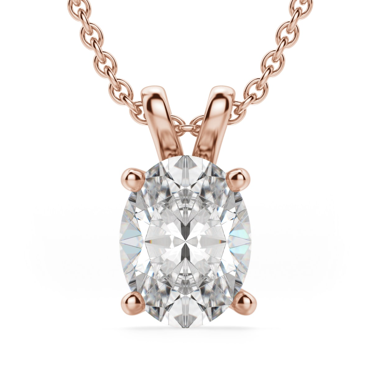 Basket Set Oval Cut Pendant