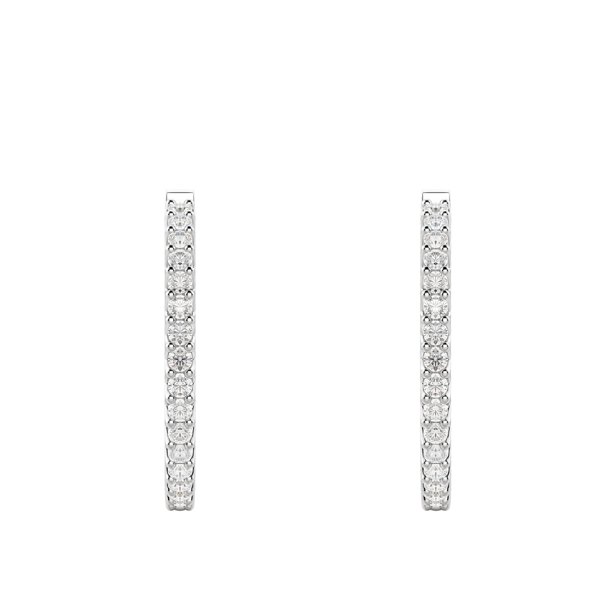 Accented Hoop Earrings