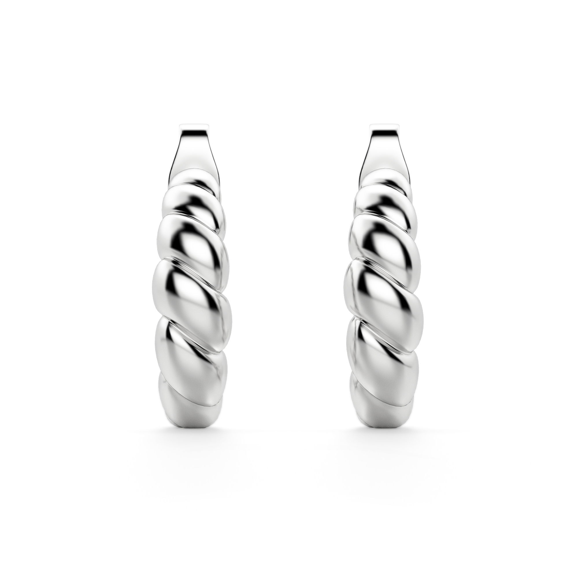 Petite Dome Hoop Earrings
