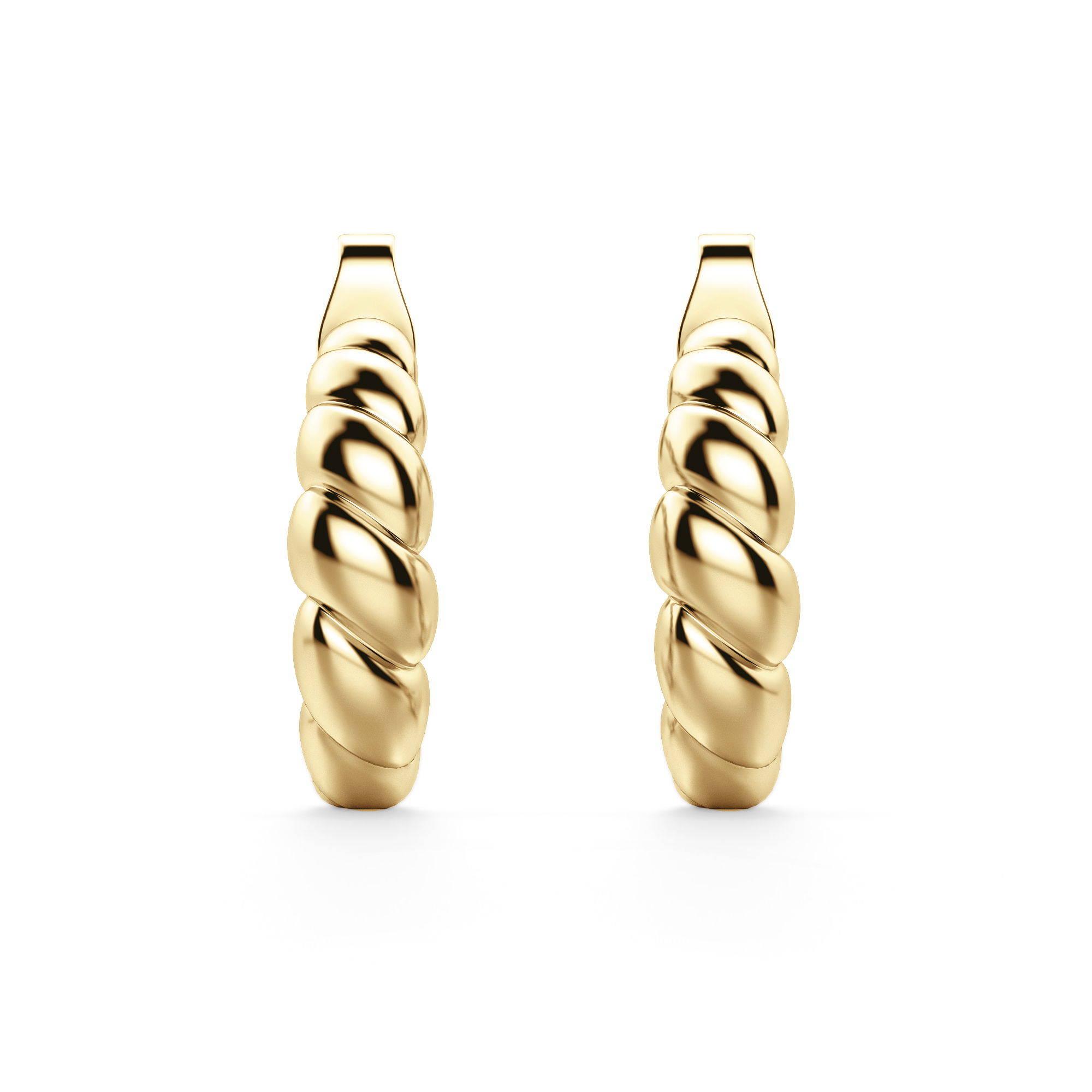 Petite Dome Hoop Earrings