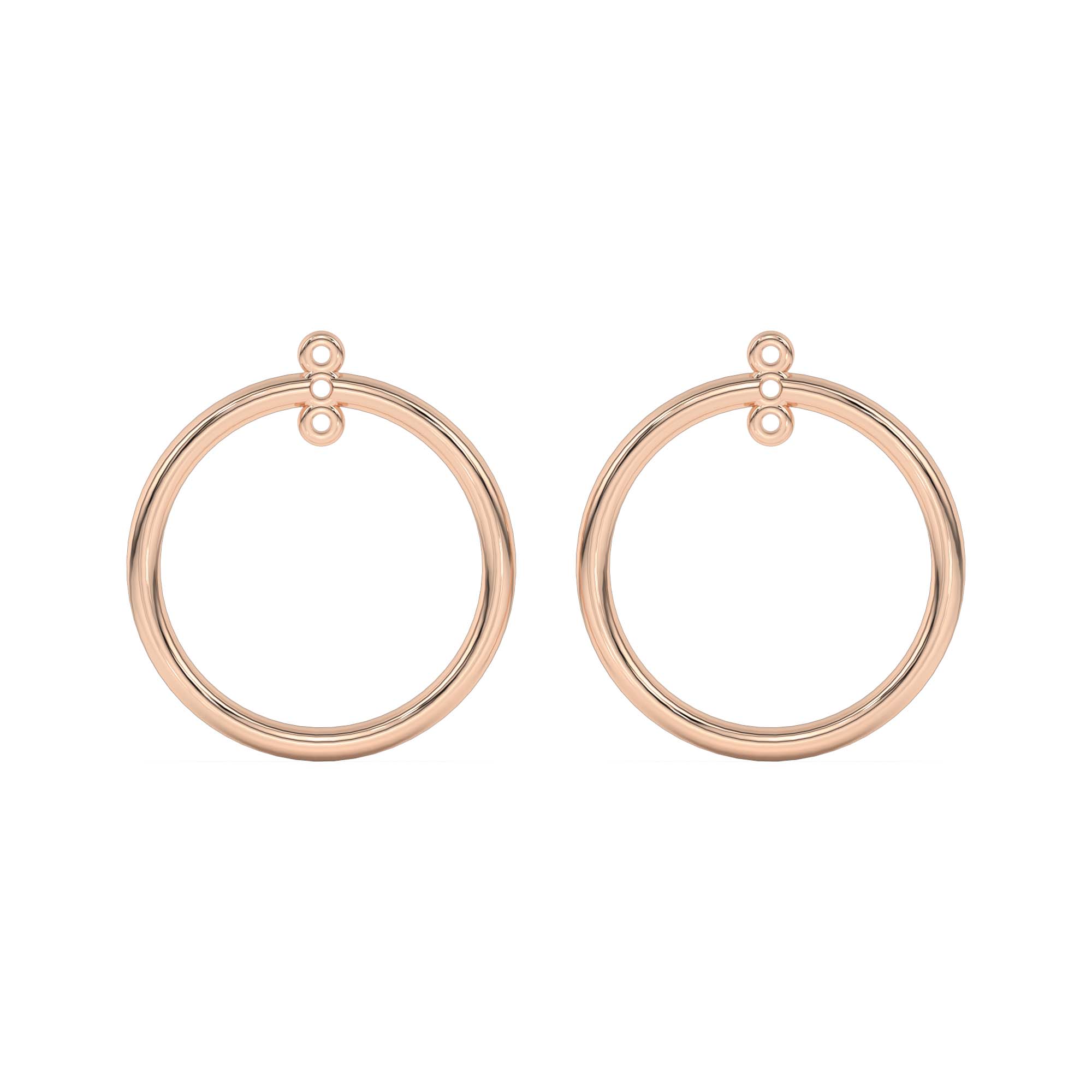 Simple Statement Hoop Stud Enhancers