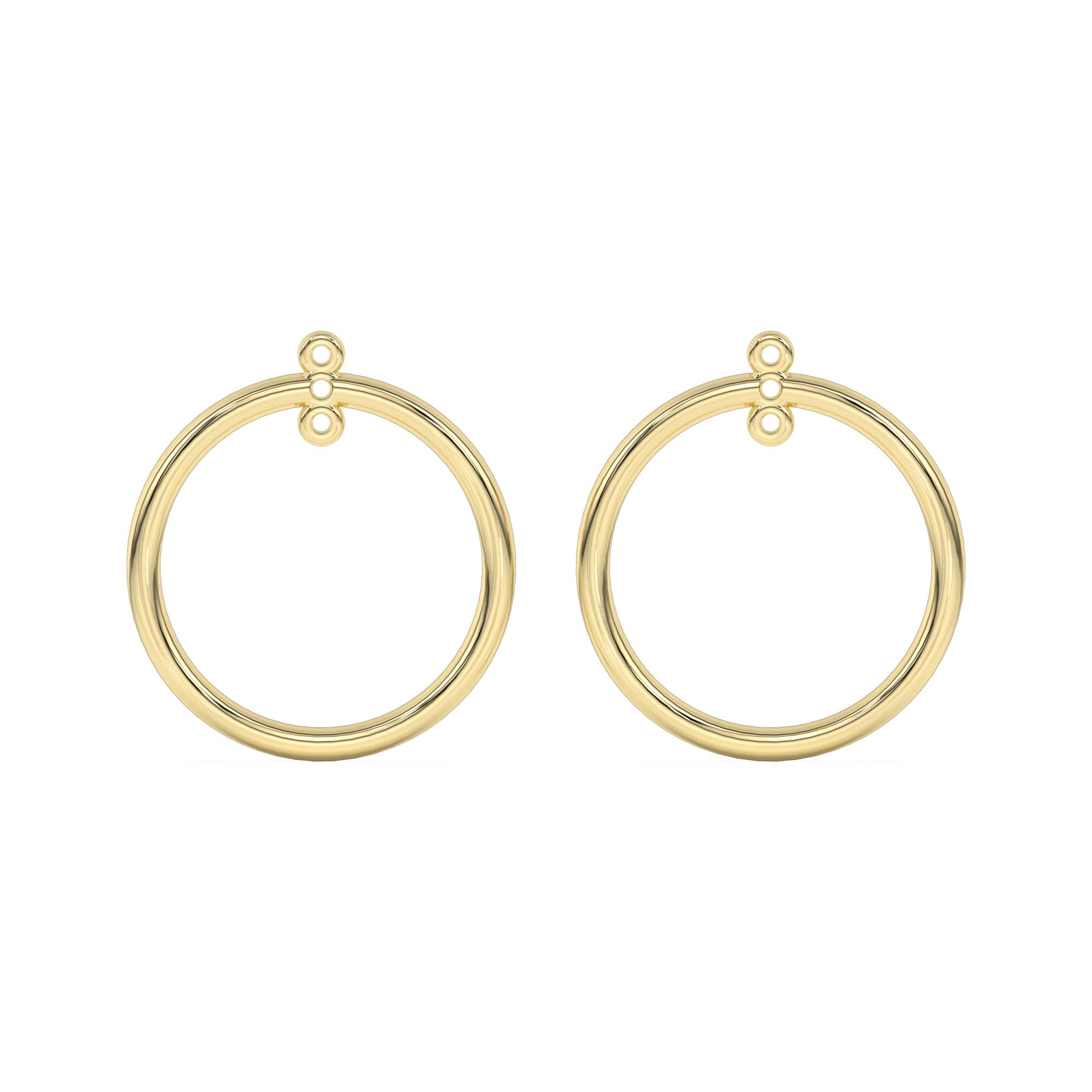 Simple Statement Hoop Stud Enhancers