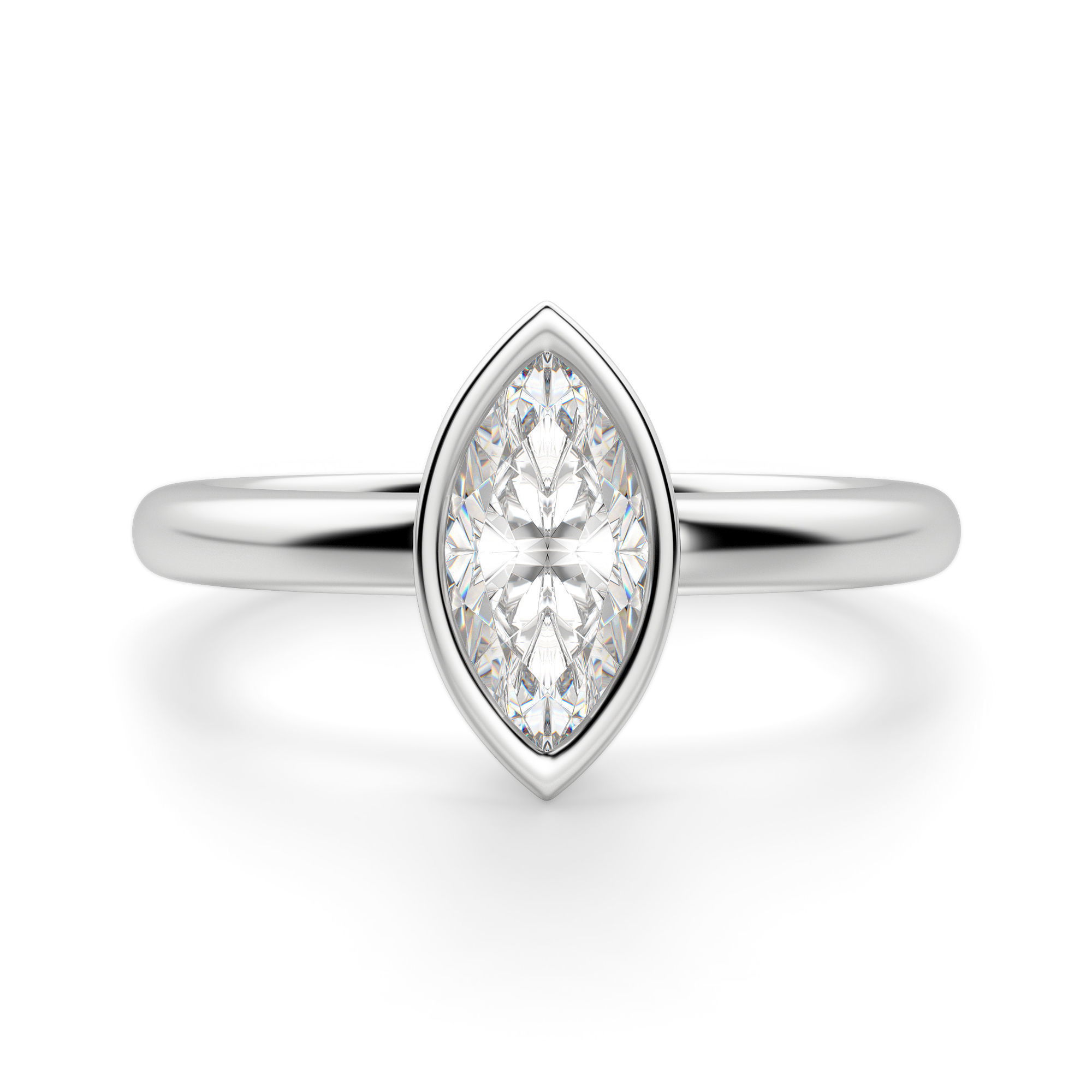 Marseille Marquise Cut Engagement Ring