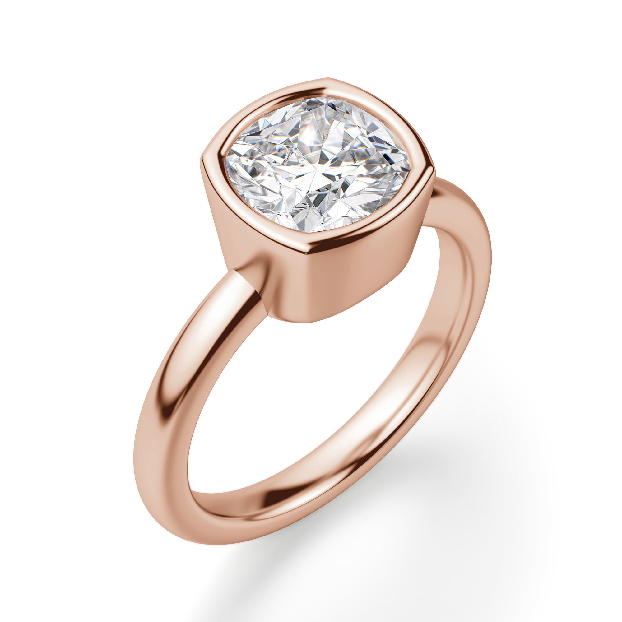 Marseille Cushion Cut Engagement Ring