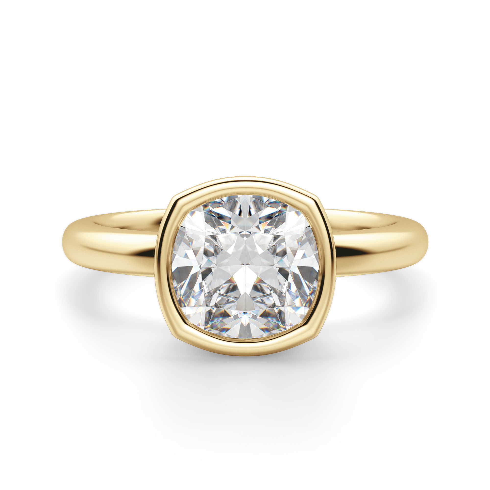 Marseille Cushion Cut Engagement Ring