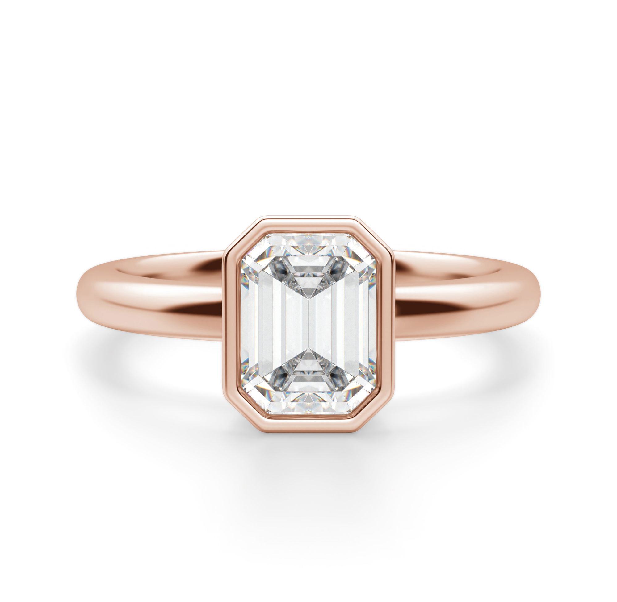 Marseille Emerald Cut Engagement Ring