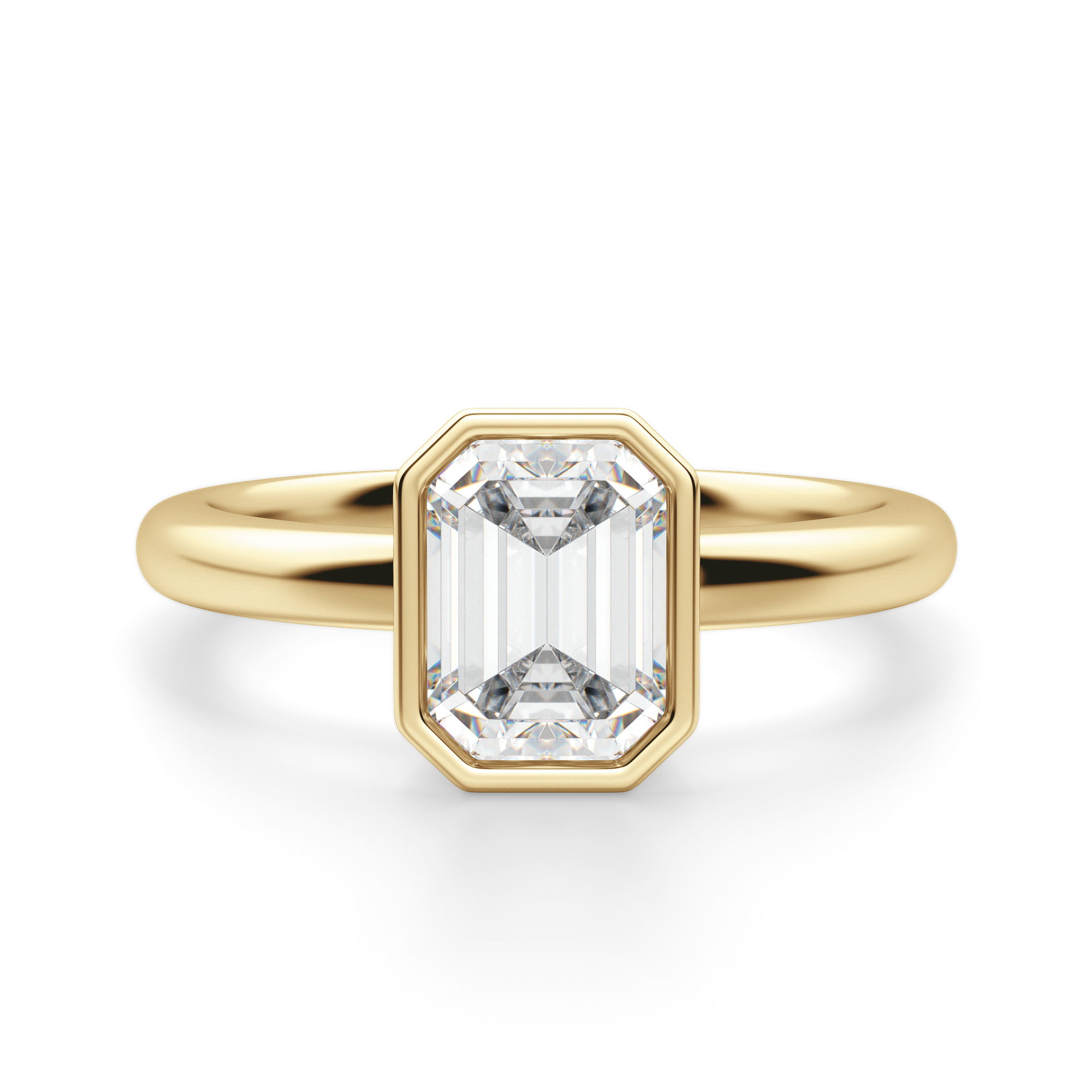 Marseille Emerald Cut Engagement Ring