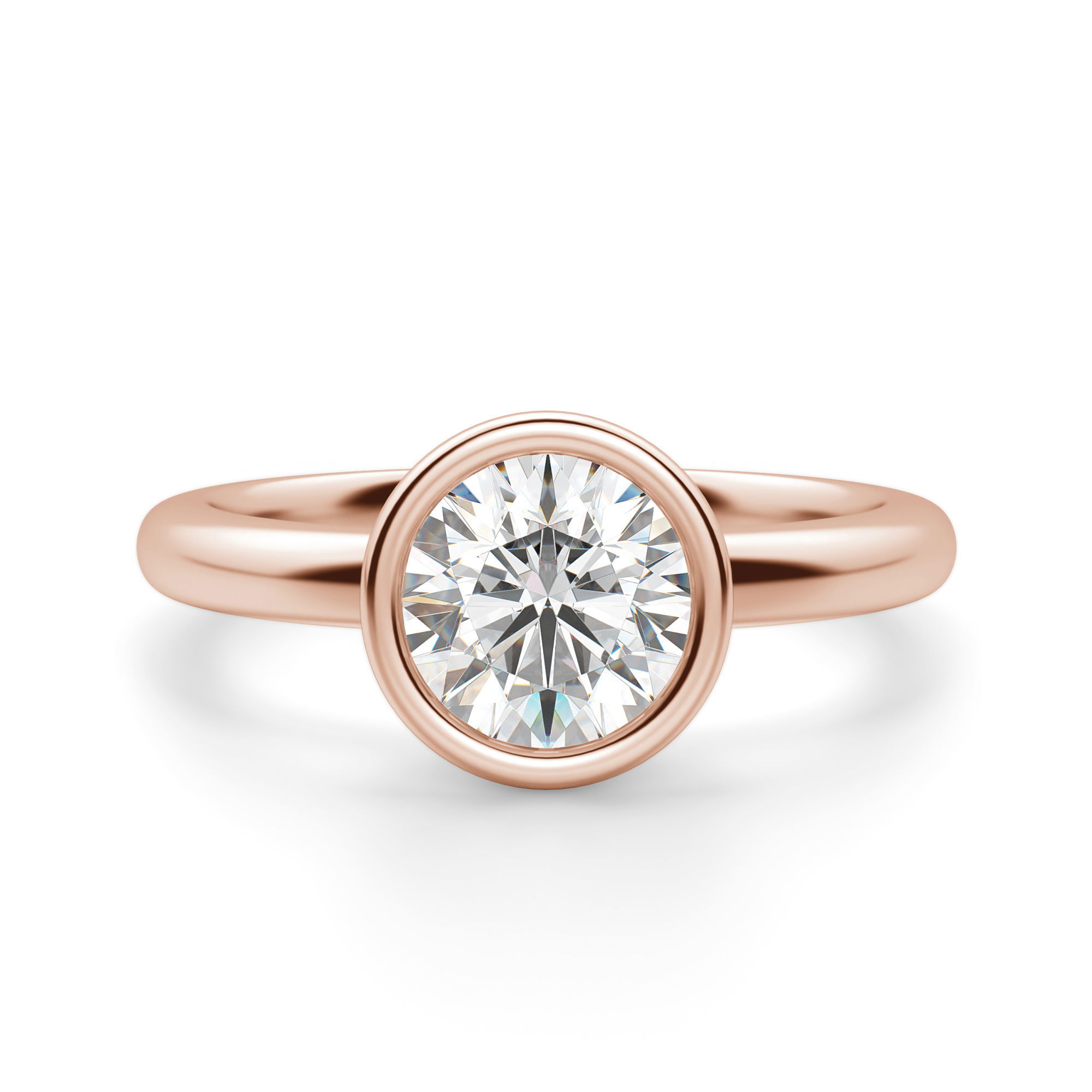 Marseille Round Cut Engagement Ring