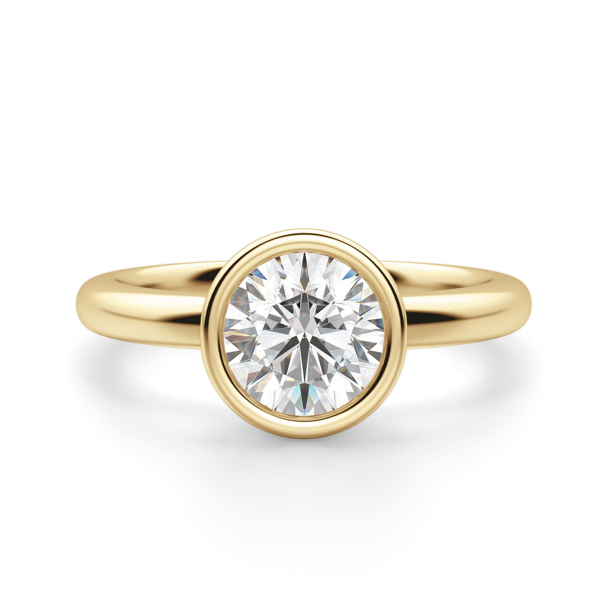 Marseille Round Cut Engagement Ring