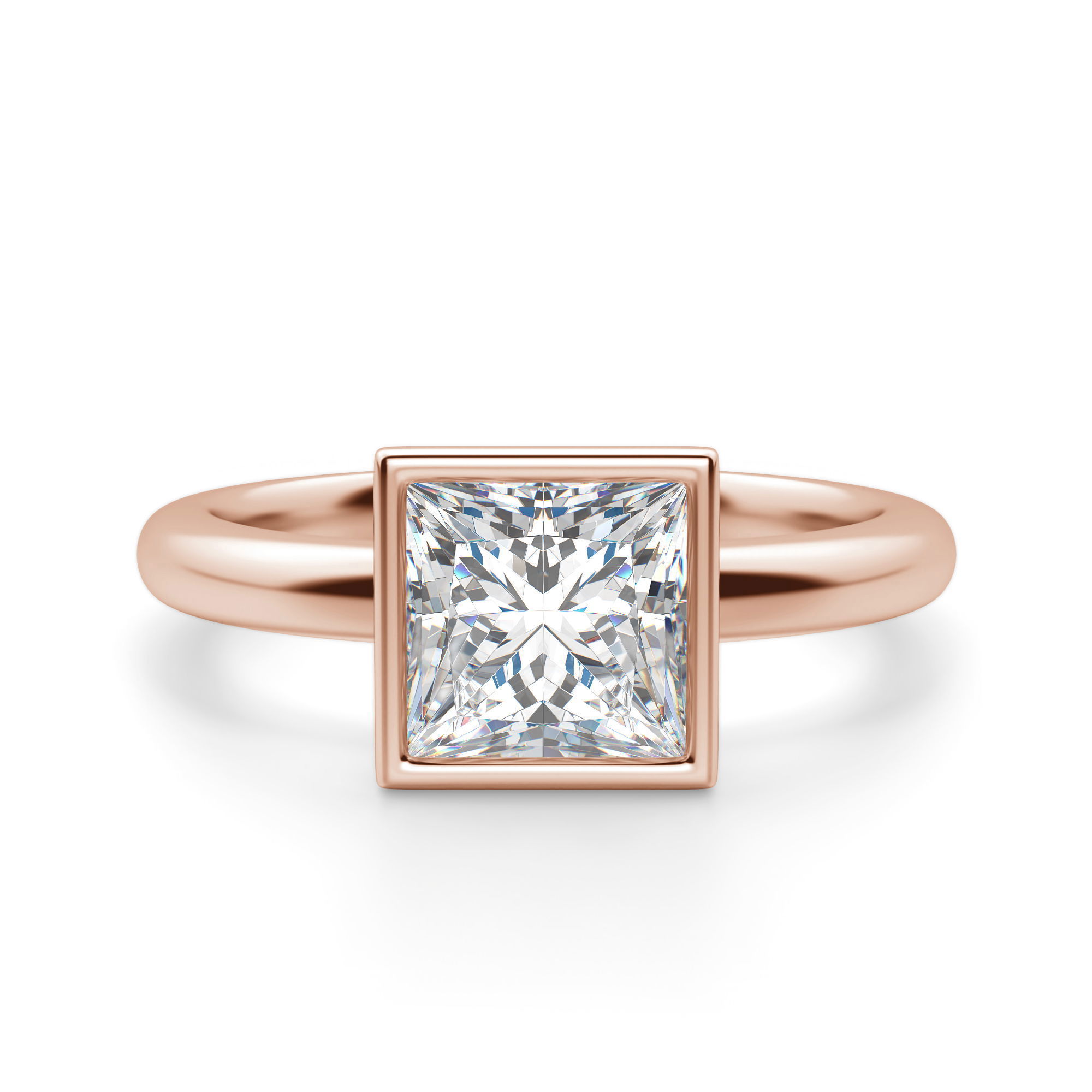 Marseille Princess Cut Engagement Ring