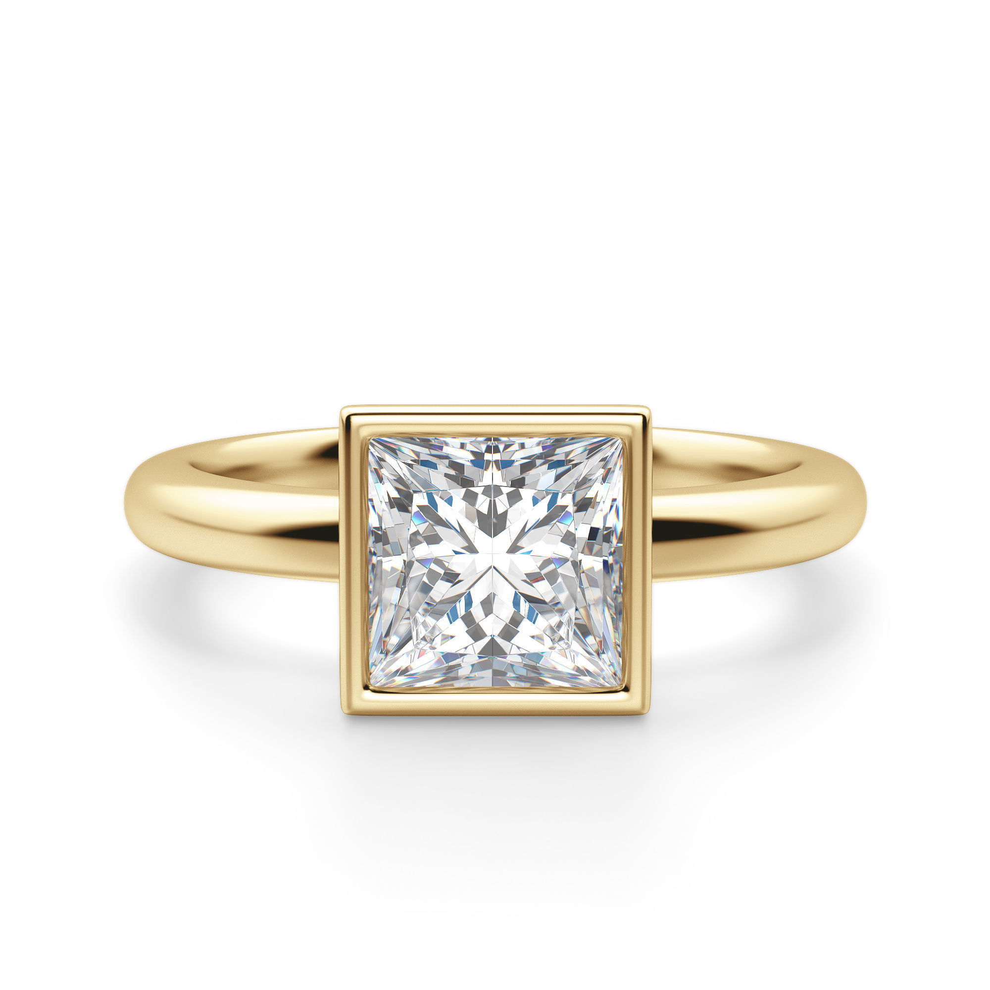 Marseille Princess Cut Engagement Ring