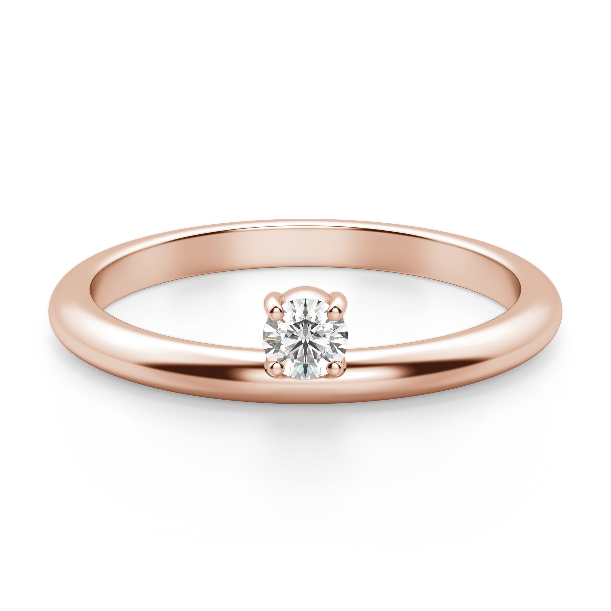 Solitaire Stackable Ring