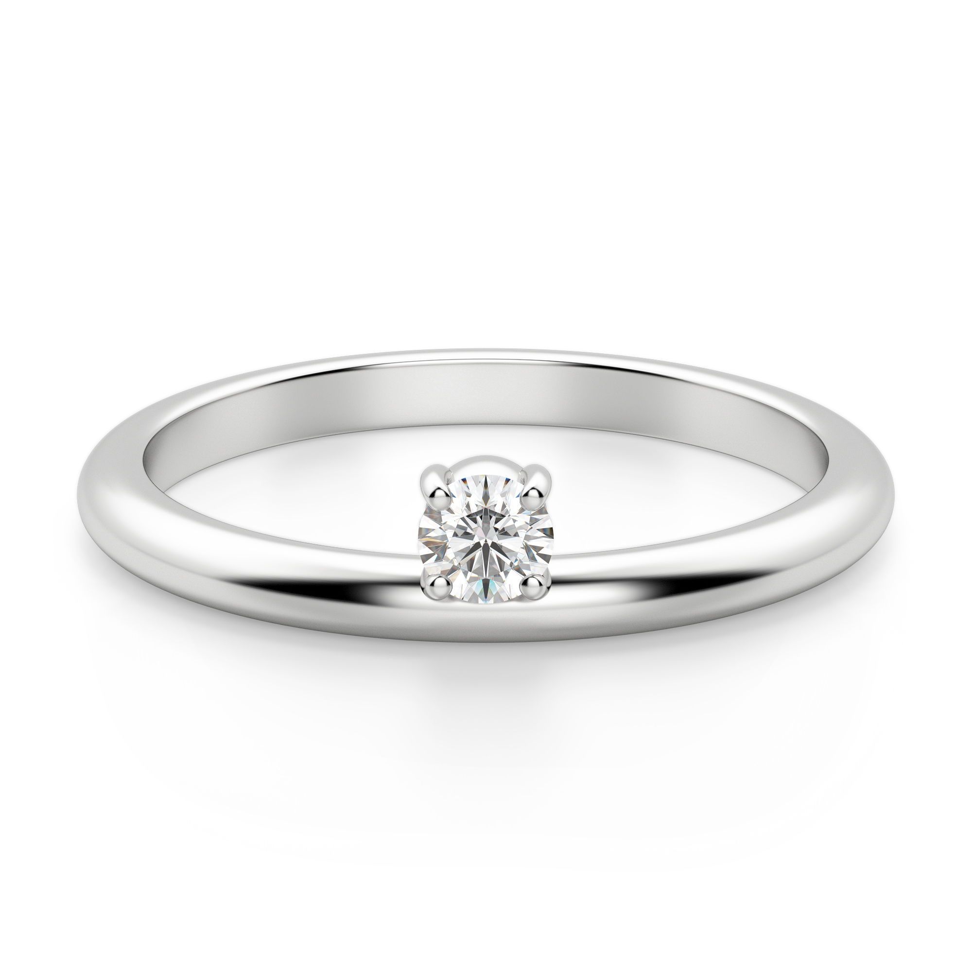Solitaire Stackable Ring