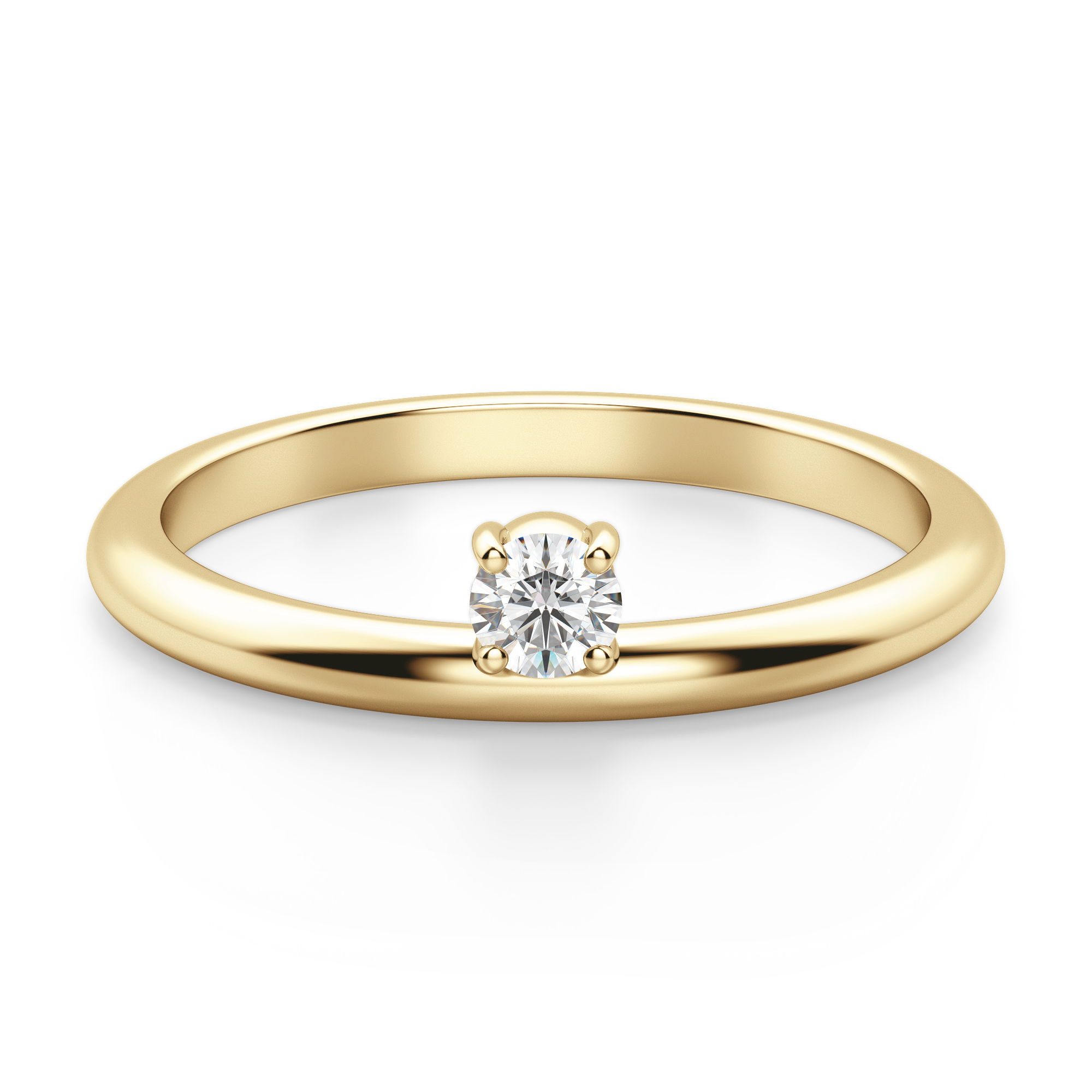 Solitaire Stackable Ring
