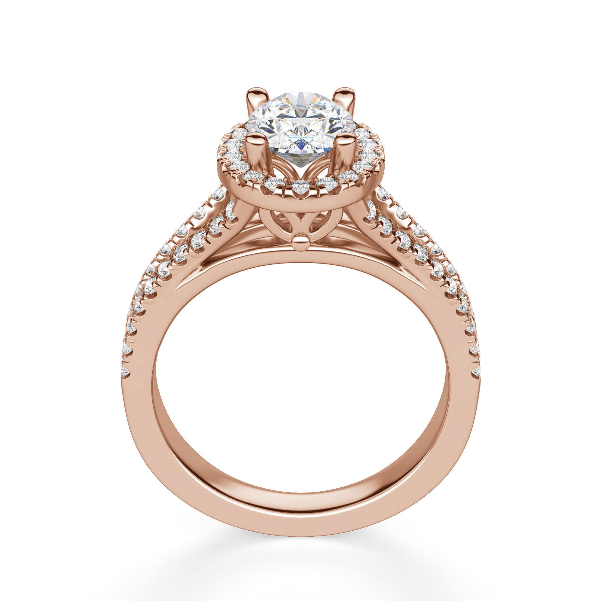 Palm Springs Oval Cut Engagement Ring