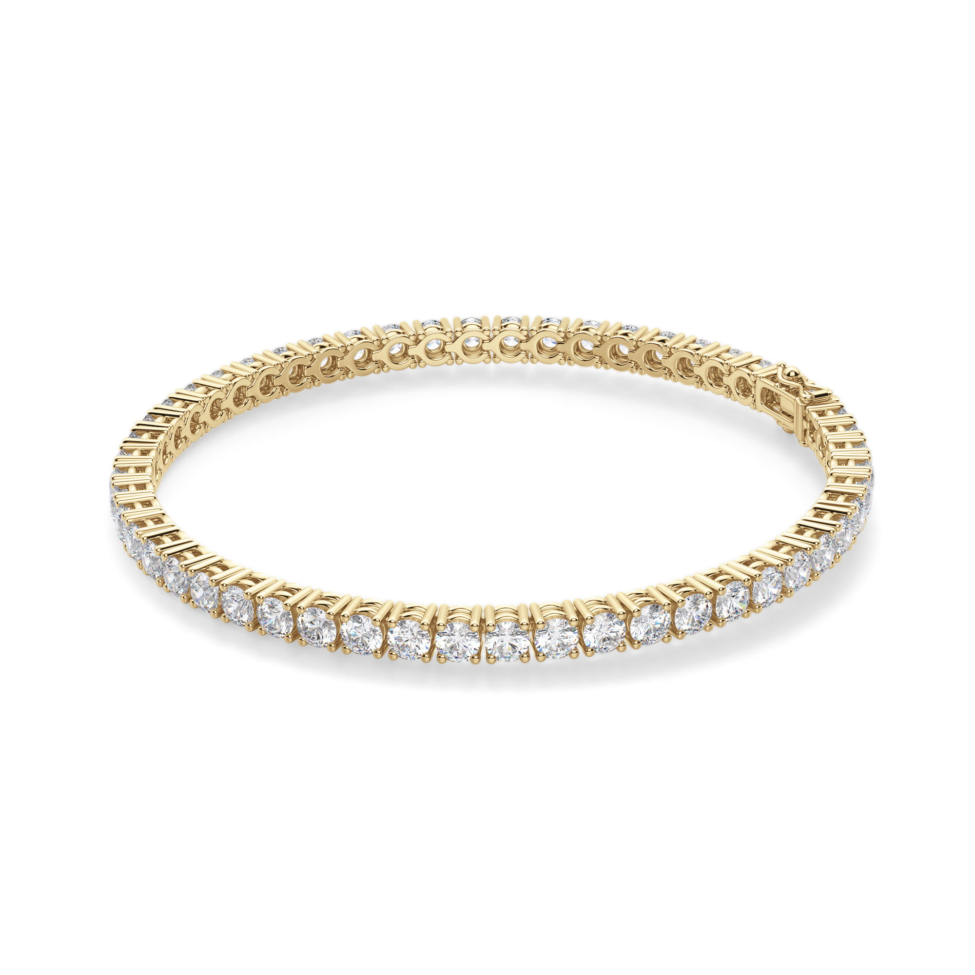 Round Cut Tennis Bracelet