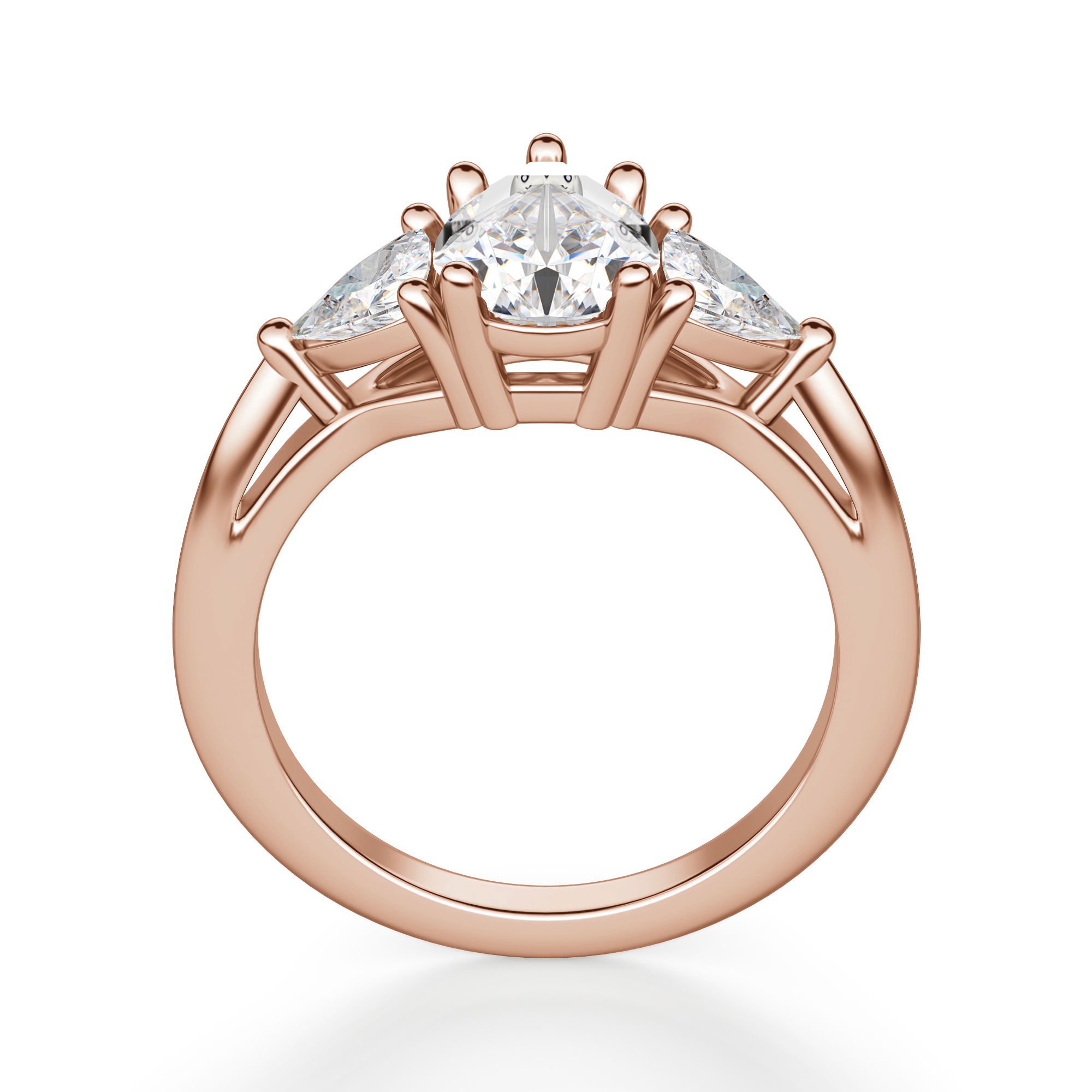 Timeless Pear Cut 1.00 ct Center Engagement Ring