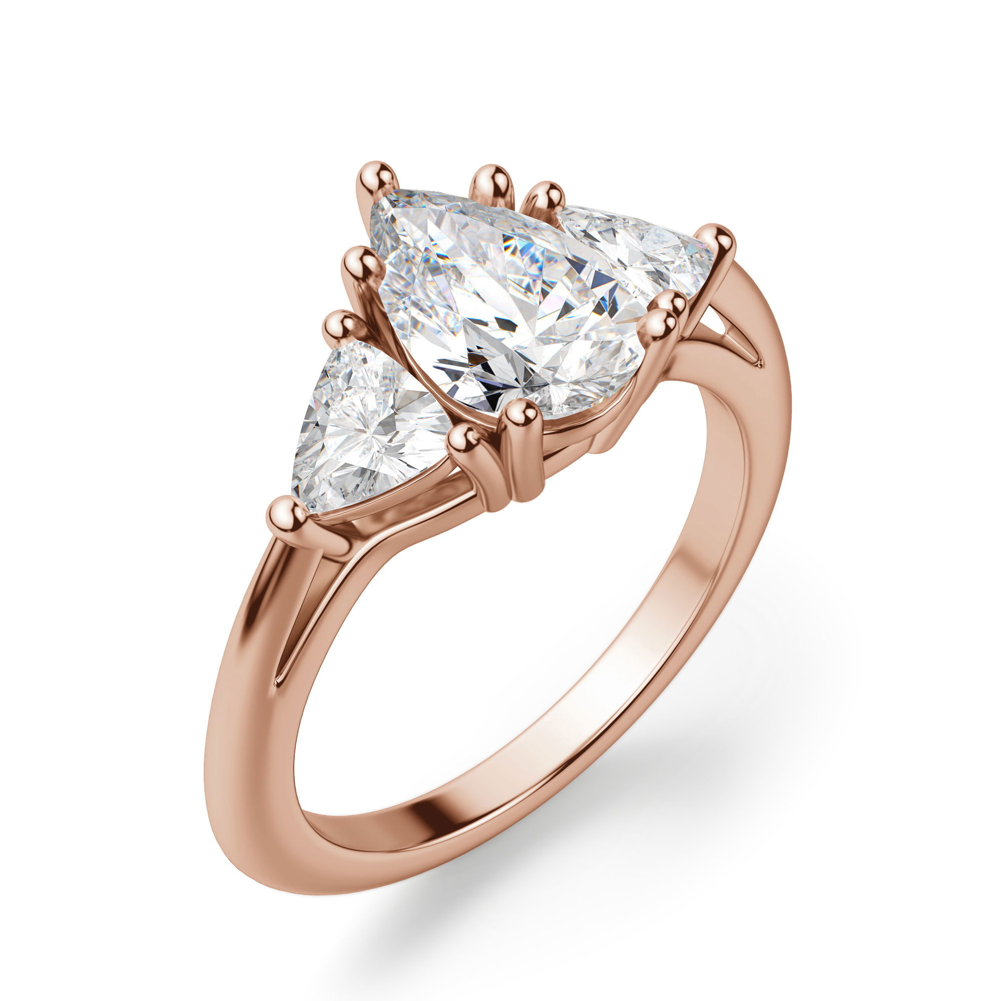 Timeless Pear Cut 1.00 ct Center Engagement Ring