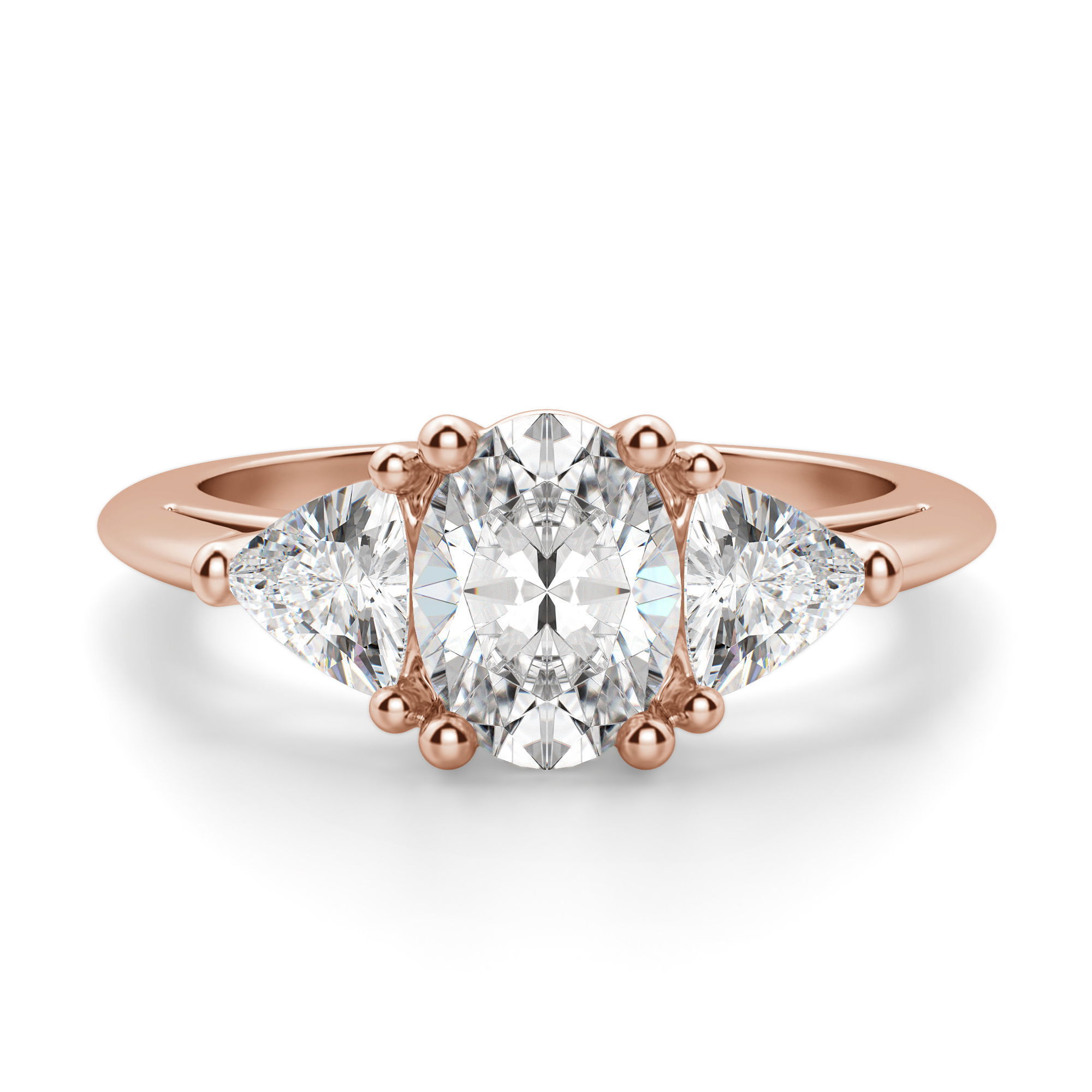 Timeless Oval Cut 1.00 ct Center Engagement Ring