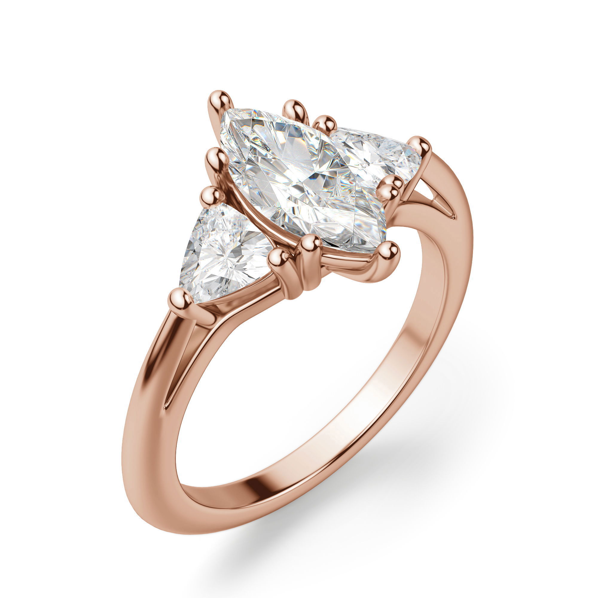Timeless Marquise Cut 1.00 ct Center Engagement Ring