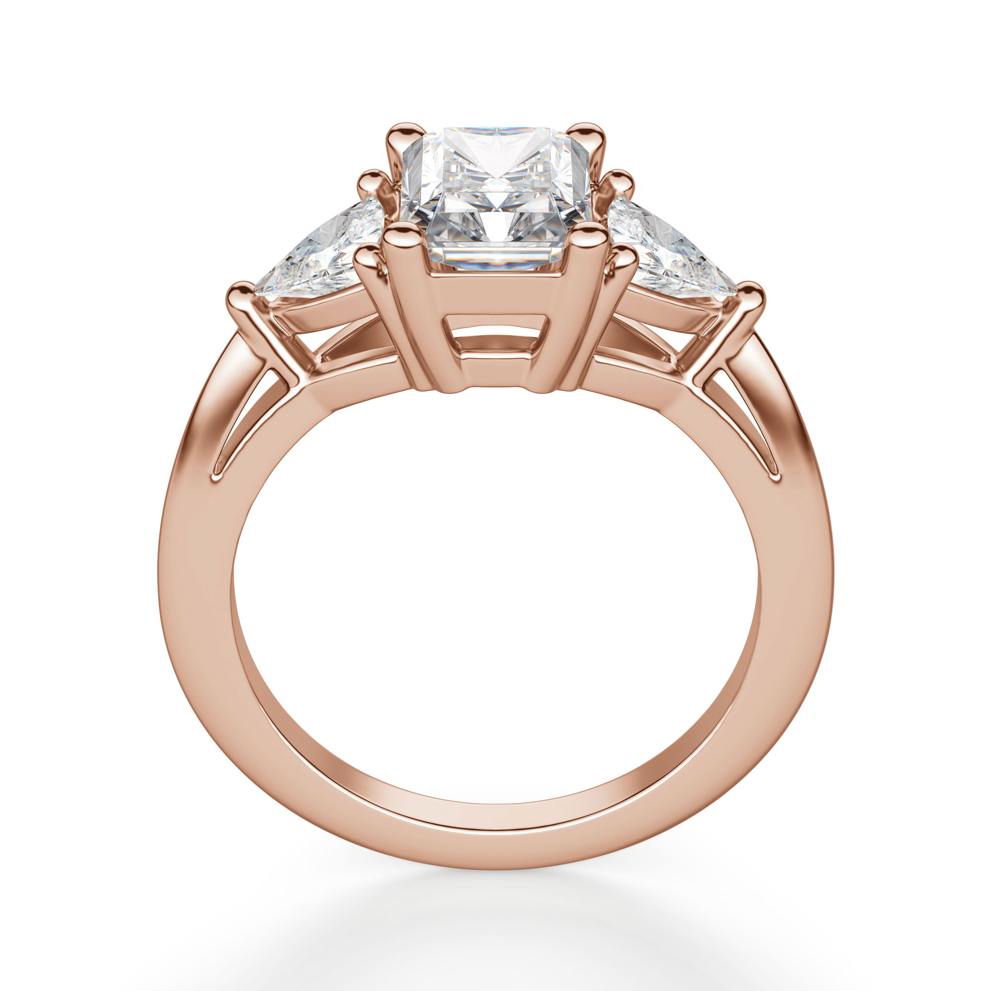 Timeless Radiant Cut 1.00 ct Center Engagement Ring