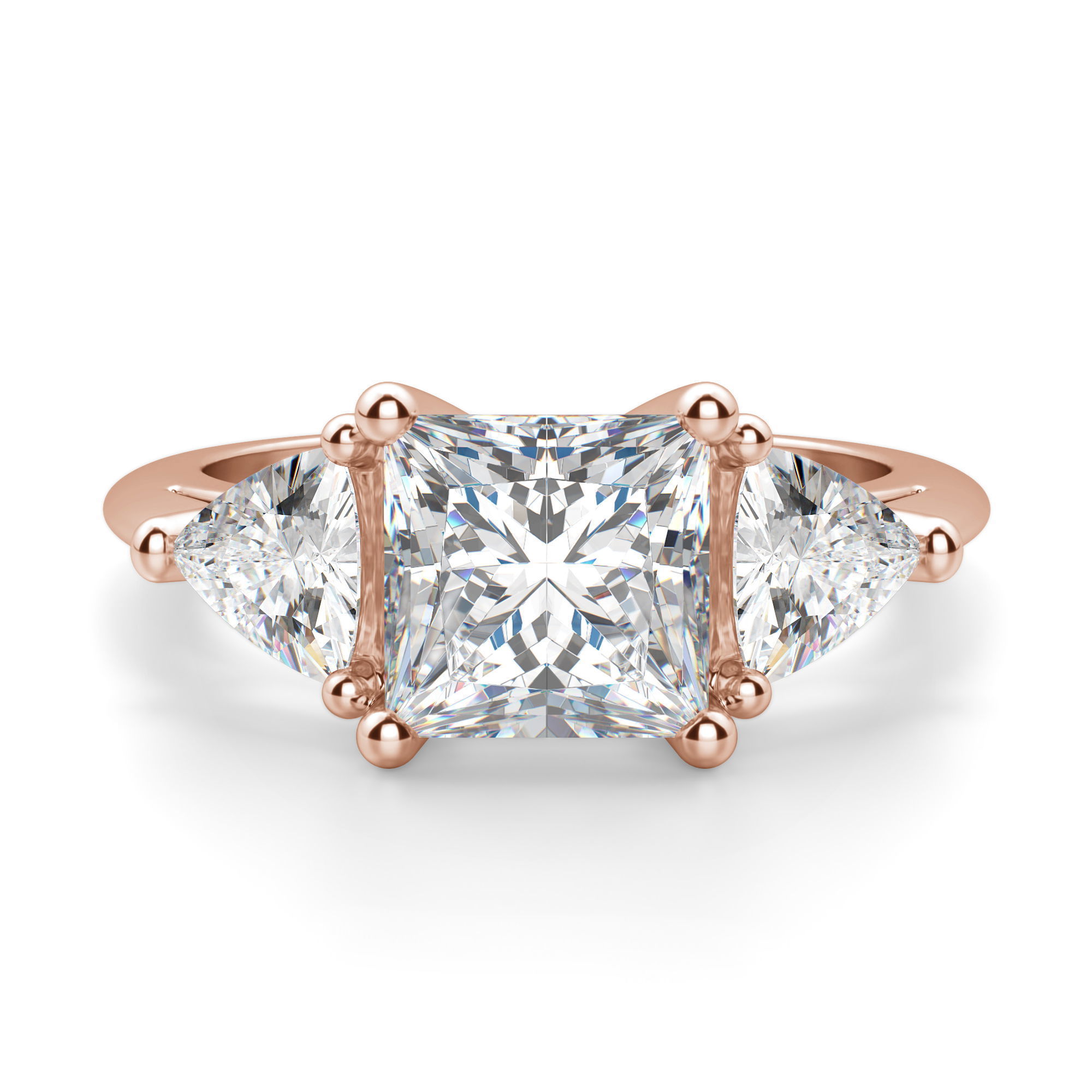 Timeless Princess Cut 1.00 ct Center Engagement Ring