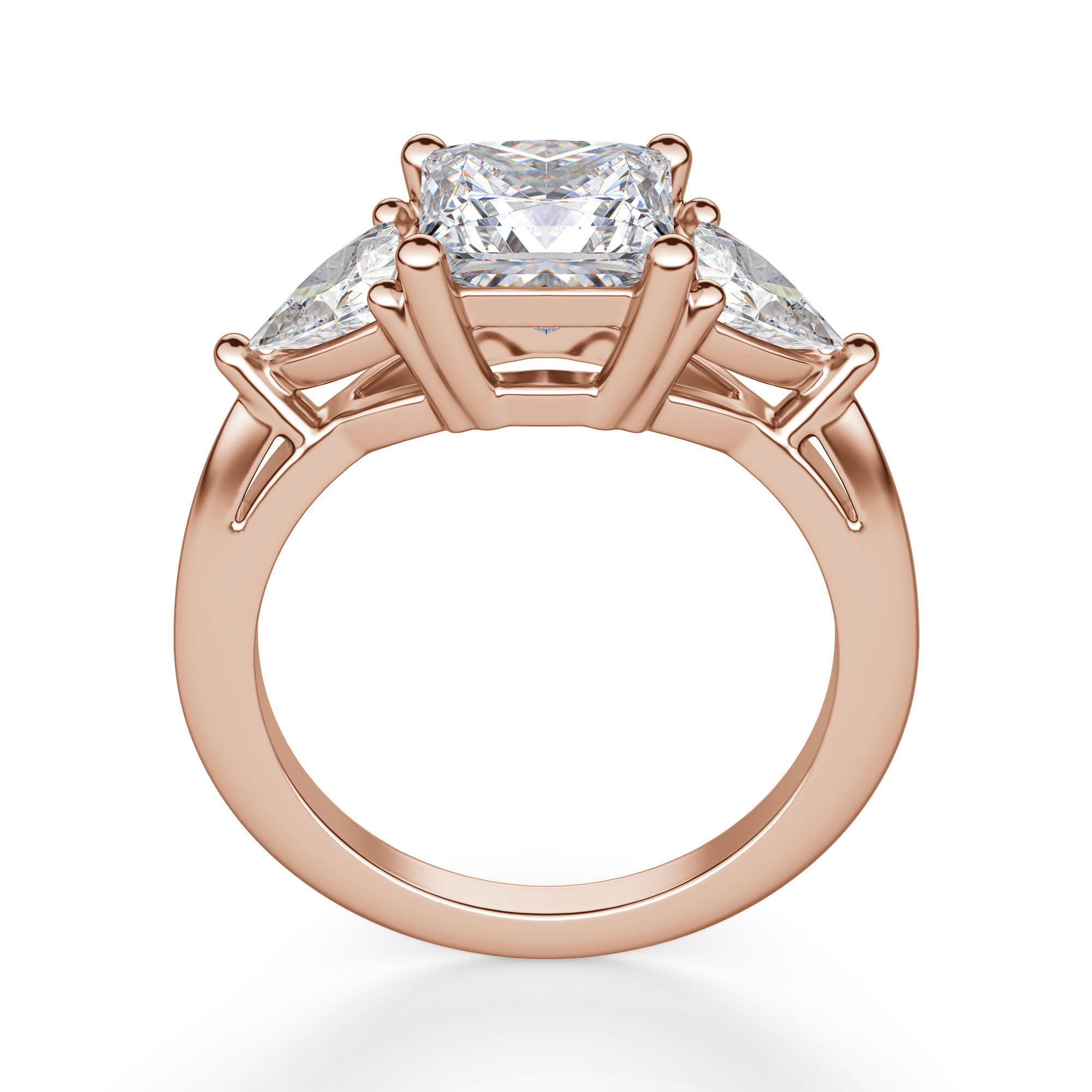 Timeless Princess Cut 1.00 ct Center Engagement Ring