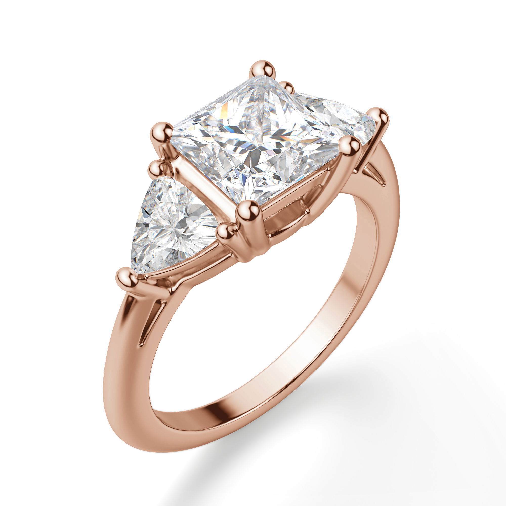 Timeless Princess Cut 1.00 ct Center Engagement Ring