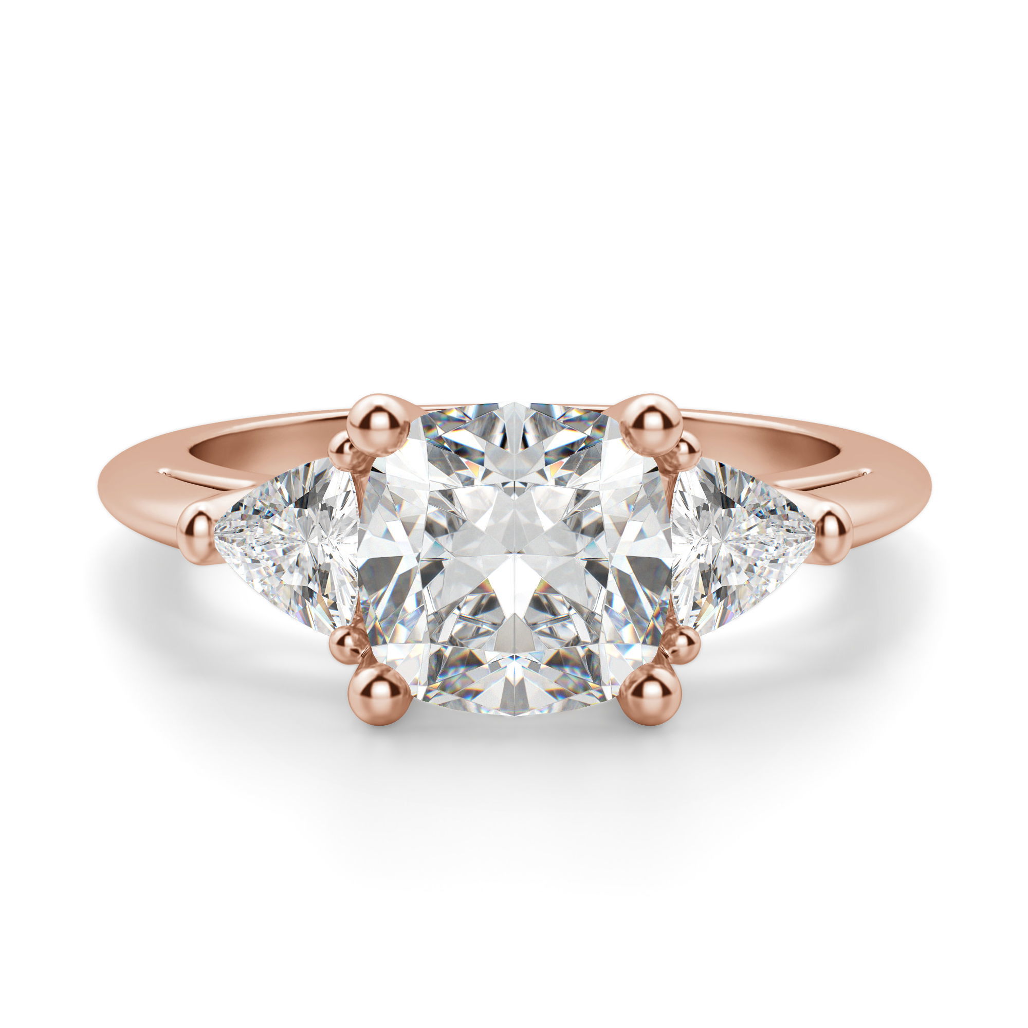Timeless Cushion Cut 1.00 ct Center Engagement Ring