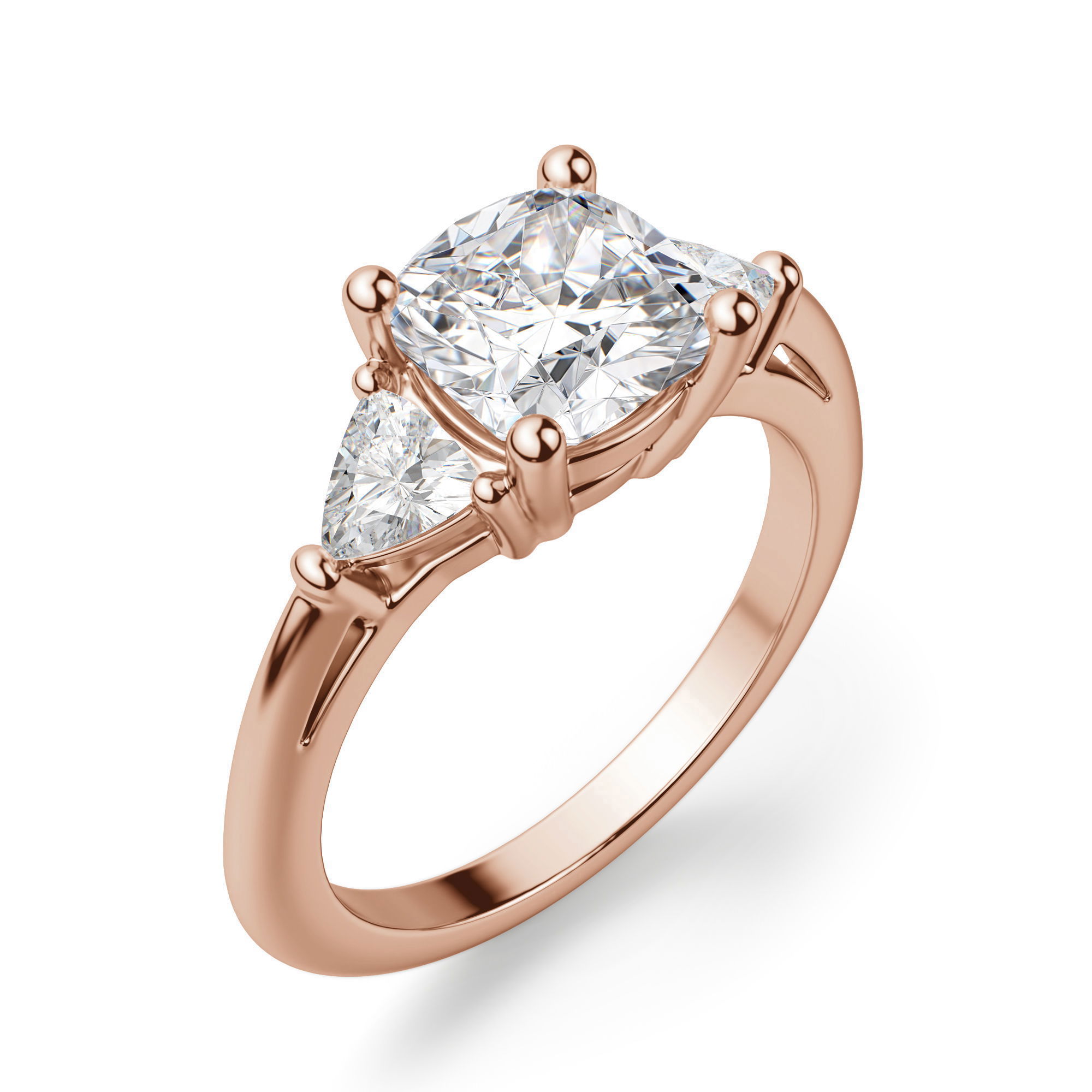 Timeless Cushion Cut 1.00 ct Center Engagement Ring