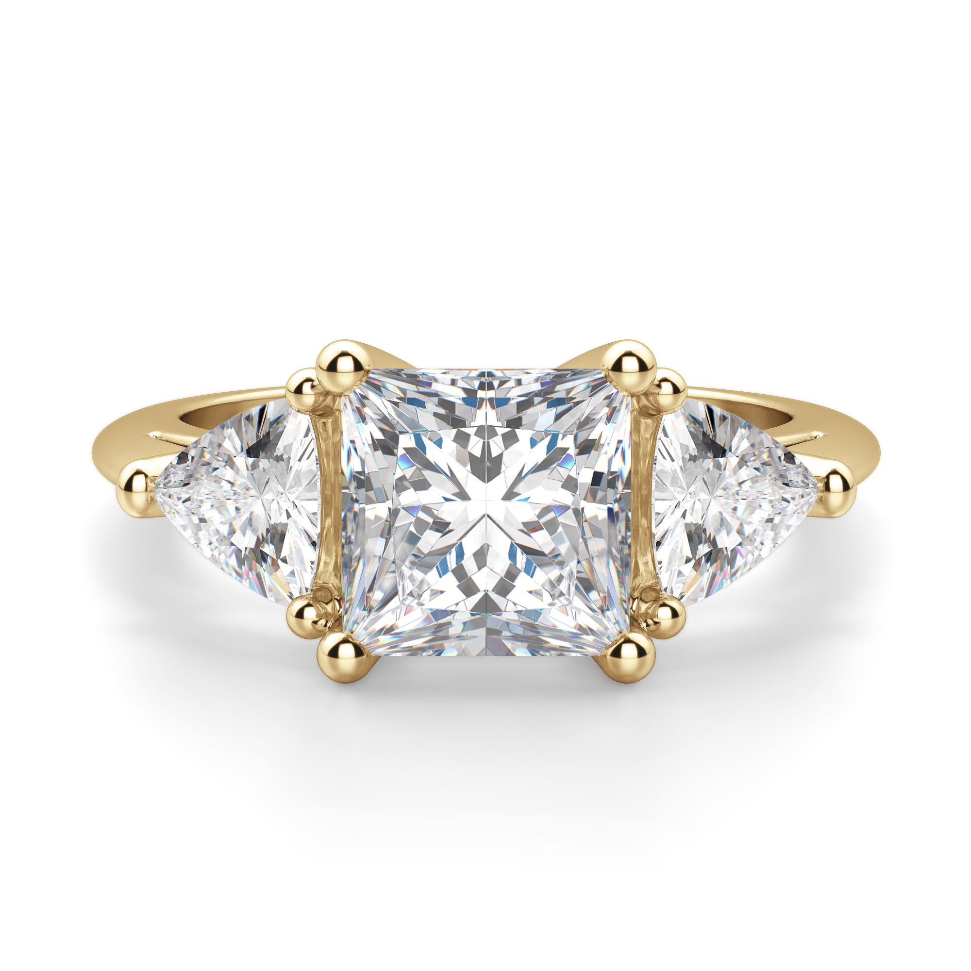 Timeless Princess Cut 1.00 ct Center Engagement Ring
