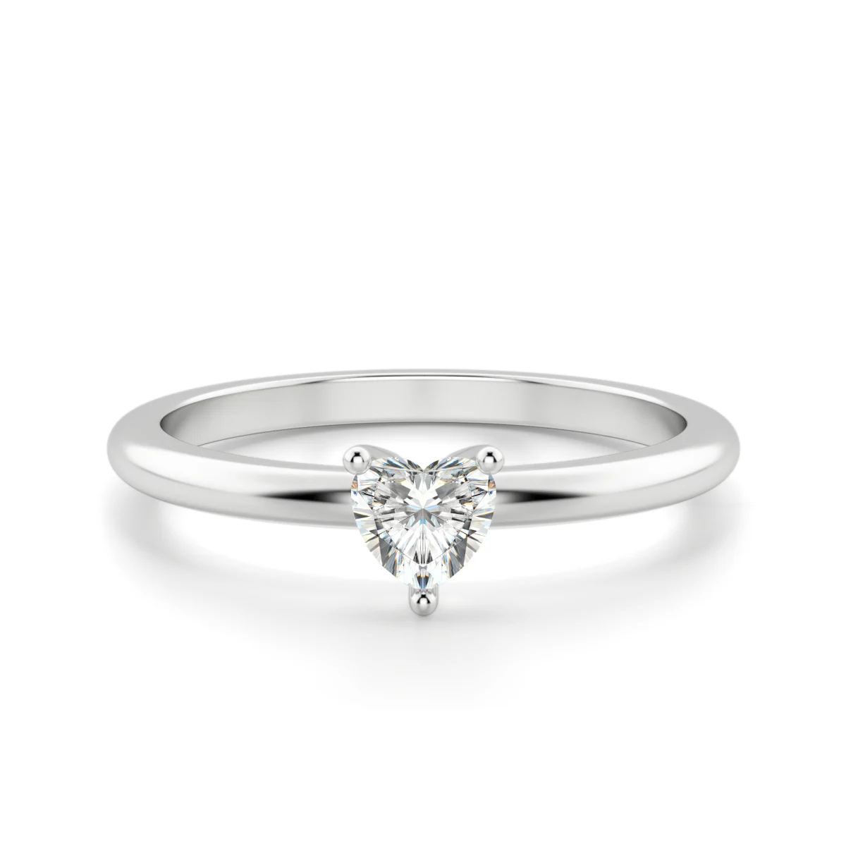 Heart Cut Petite Ring