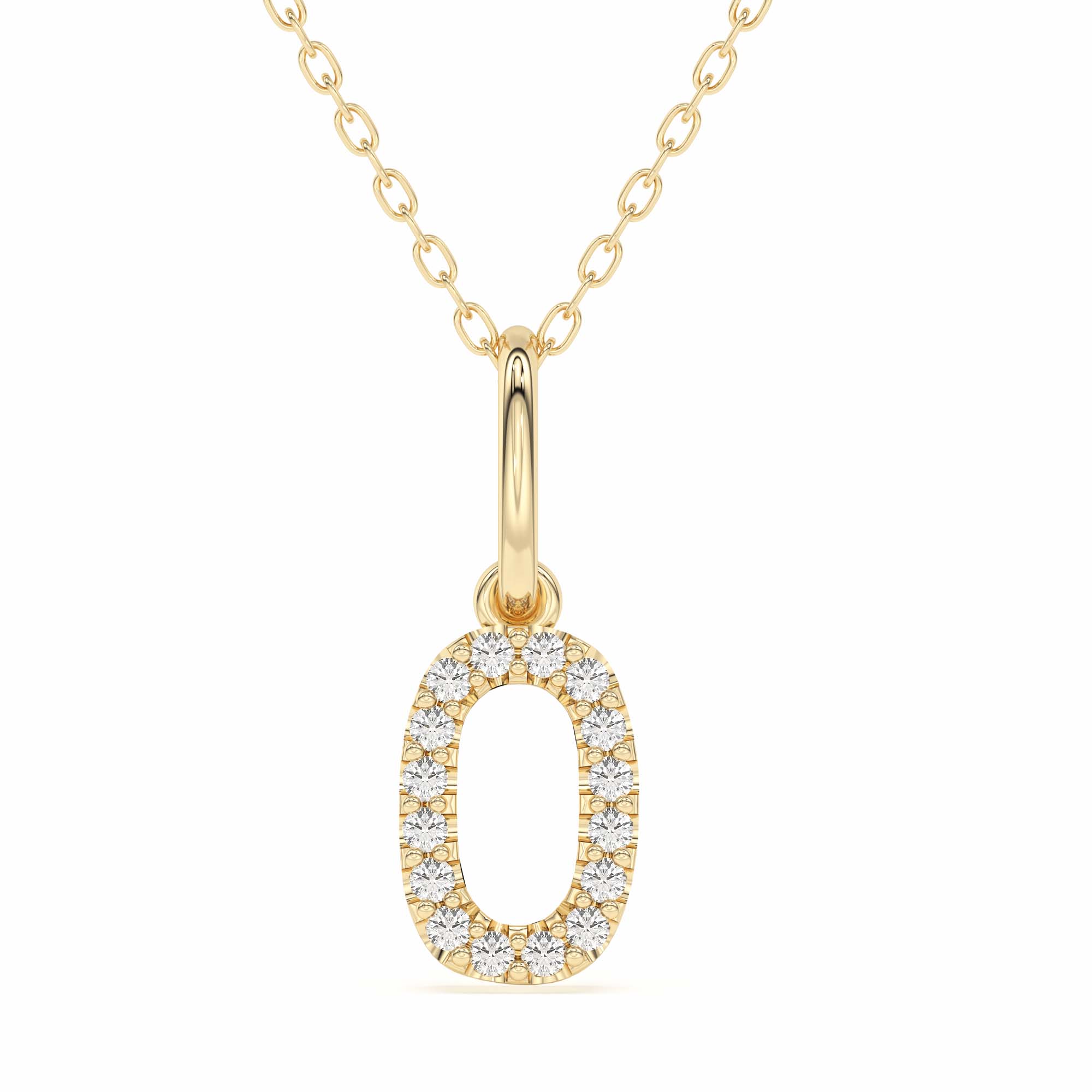 "0" Number Pendant