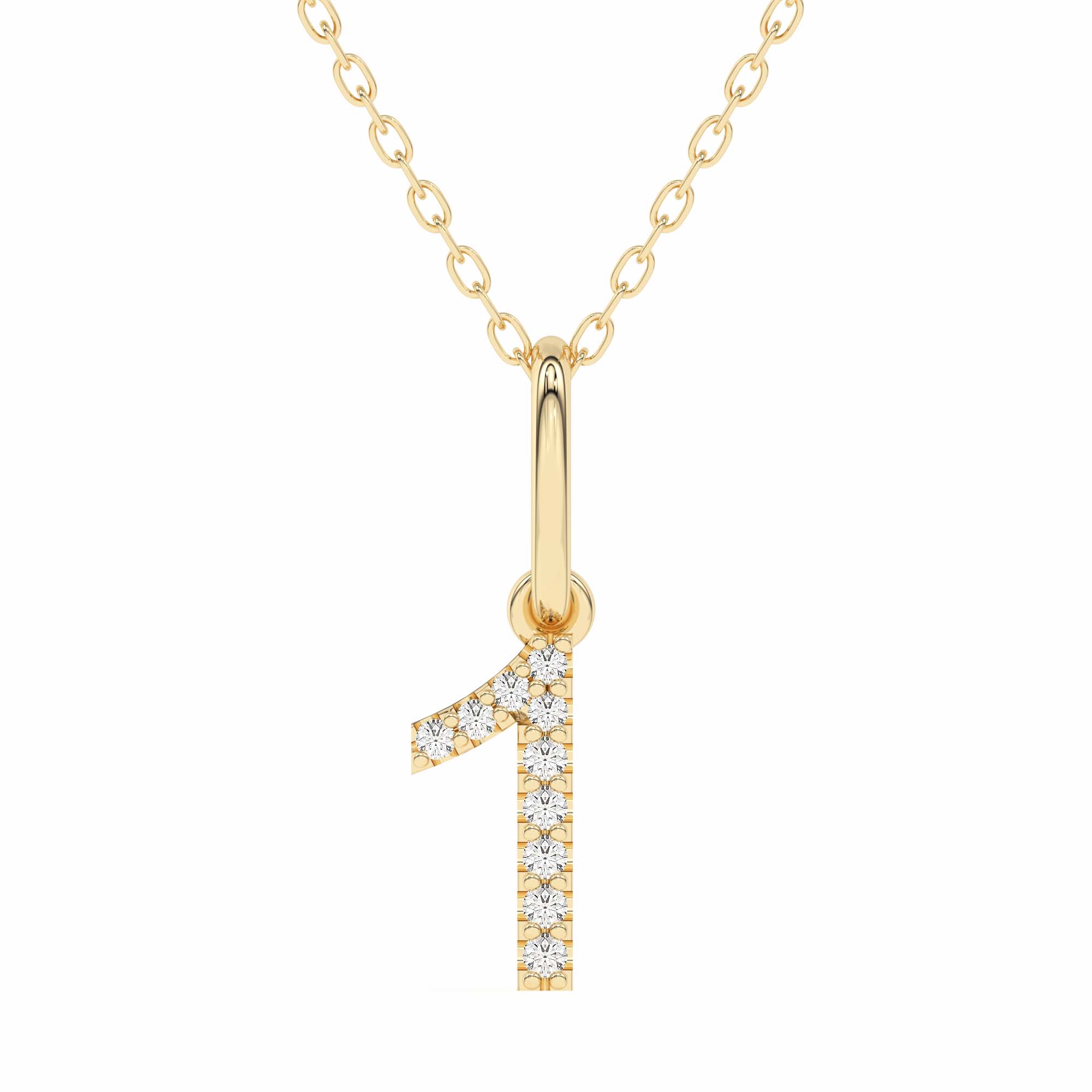 "1" Number Pendant